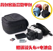túi Backpackers vi máy ảnh phù hợp cho Sony A6500 Fuji X-T20 X-T100 đơn túi vai portable vi - Phụ kiện máy ảnh kỹ thuật số
