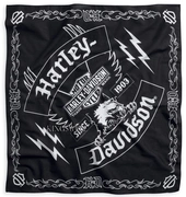 17627 miền ma thuật Harley men ngọn lửa la hét khăn trùm đầu Eagle HD khăn vuông lớn nhập khẩu chính hãng Mỹ - Kerchief / Earflap