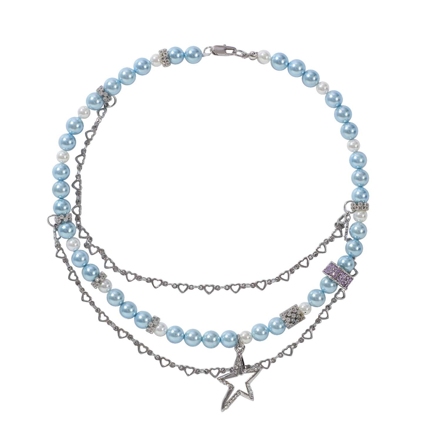 D002 (In Stock)Srrybabe New series " DeepSeaDream ” Deep sea dream Pearl gem Bracelet Necklace