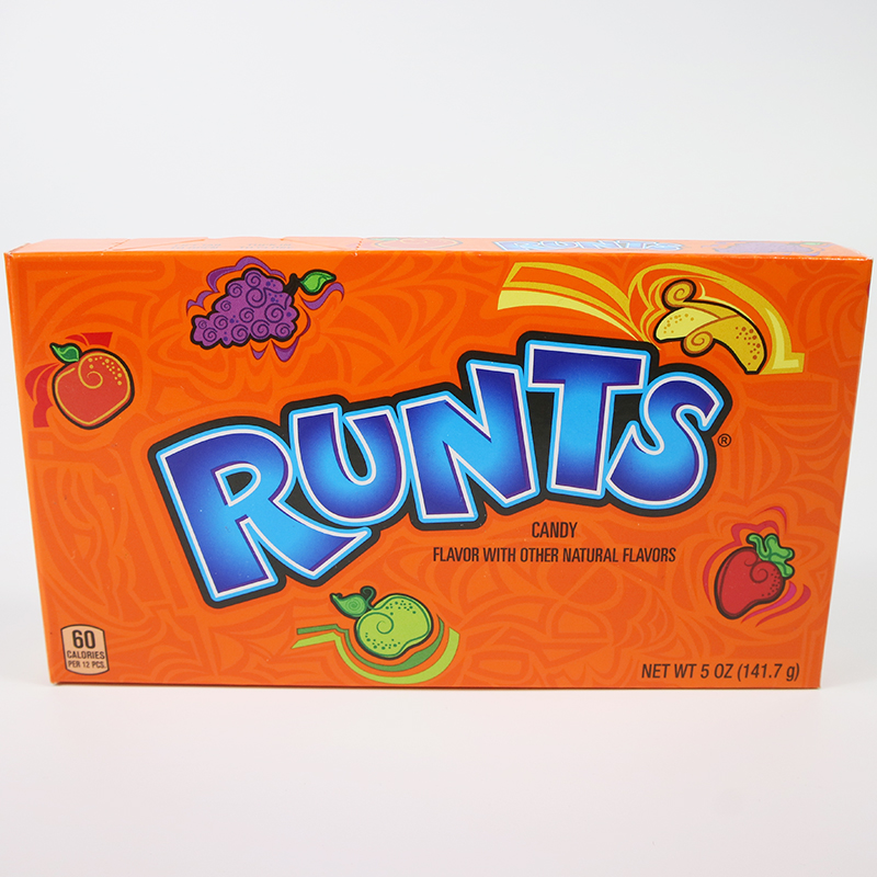 Runts Kid Fruit 141.7NerdsRainbowCrunchyCandy U.S.A Nestle Wonka rainbow grain brittle Sweet and sour sugar James