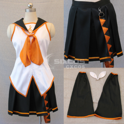 taobao agent VOCALOID mirror sound bell cos clothing ボ ー カロ イ KAGAMINE RIN mirror sound リ ン Costume