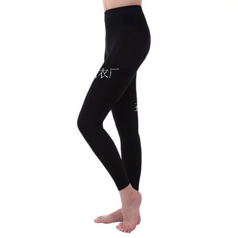Осенние тонкие эластичные черные леггинсы, штаны, в корейском стиле, высокая талия, в обтяжку