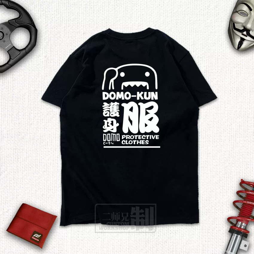 [Domo kun стильная футболка PA тюнинг тусовки JDM автомобильная культура, короткий рукав]
