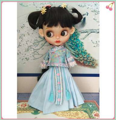 taobao agent Xiuhe clothing Xiaobu Blythe 6 points BJD4 points bjd baby clothing material bag -style costume