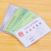 Thẻ giấy phép lái xe bảo vệ mẫu PVC trong suốt thẻ mềm trong và ngoài thẻ hướng dẫn thẻ đặt thẻ mua sắm in logo