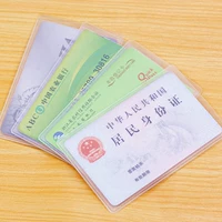 Thẻ giấy phép lái xe bảo vệ mẫu PVC trong suốt thẻ mềm trong và ngoài thẻ hướng dẫn thẻ đặt thẻ mua sắm in logo ví tiền nữ nhỏ