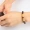 Vòng tay giả vàng garnet 3D cứng vàng 貔貅 vòng tay Việt Nam Sha Jin đôi nam nữ mẫu may mắn chuyển hạt trang sức - Vòng đeo tay Clasp