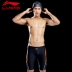 Li Ning quần bơi nam năm quần chuyên nghiệp làm khô nhanh mô hình thời trang đua xe boxer thiết bị bơi kích thước lớn quần áo tắm suối nước nóng quần bơi nam Nam bơi đầm