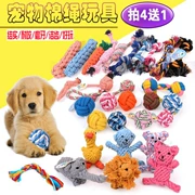 Pet Molar Đồ Chơi Sounding Cắn Quả Bóng Đầy Màu Sắc Mèo và Chó Nguồn Cung Cấp Bông Bóng Bông Teddy Puppy Dog Đồ Chơi