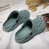 dép phòng lab Dép đi trong nhà y tế nữ chống trơn trượt đế mềm Crocs xỏ ngón nhẹ mùa hè, giày công sở bệnh viện, giày nam size lớn nữ Dép phòng thí nghiệm 