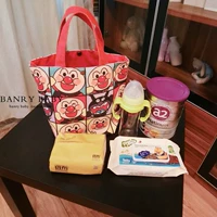 Японская универсальная большая льняная сумка, сумка для ланча для матери и ребенка, сумка для еды