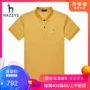 Áo phông nam Hazzys Hajis 2019 mới dành cho nam thời trang áo thun ngắn tay màu trơn Áo sơ mi POLO thủy triều Anh - Polo t shirt golf