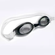 Kính bơi Juvenile Qi Basic unisex kính chống nước chống sương mù màu đen thông thường