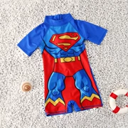 Bộ đồ bơi trẻ em mới trong bộ đồ liền thân của võ sĩ jumpsuit váy cho bé trai đồ bơi bảo thủ nhanh khô với tay áo