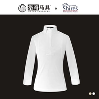Shires для взрослых на конной рубашке дышащий белый рыцарный оборудование Rockma Horses 8102059/64
