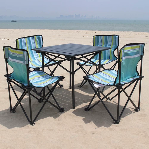 Уличный портативный сверхлегкий комплект для отдыха, пляжный стол для пикника для стола