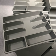 IKEA mua trong nước Smike dao kéo món ăn nhà bếp ngăn kéo dao kéo tấm lưu trữ dao Tây dao kéo mảnh chia - Đồ ăn tối