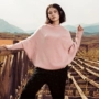 Jia Feite · 2018 xuân mới nguyên bản của phụ nữ tay áo cánh dơi nửa cổ áo len - Vòng cổ áo len các kiểu áo len