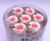 Белая роза (розовое цветочное сердце) 21 цветы