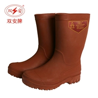 Shuang'an играют с высоким содержанием 4 кВ с изоляционными ботинками профессионал с электроэнергией для резиновых сапог с полным резиновым испытанием комфорт электричество