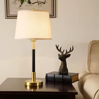 Настольная лампа, медный светильник, фонарь для кровати, украшение, в американском стиле, легкий роскошный стиль