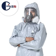 Quần áo chống hóa chất chống axit và kiềm chống bức xạ quần áo bảo hộ tiêu chuẩn cấp 3