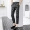 Quần nam phiên bản Hàn Quốc của xu hướng hè 2019 quần âu công sở giản dị Quần sọc Anh - Crop Jeans