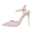 Dép nữ mùa hè bạc 2018 phiên bản mới của Hàn Quốc của giày cao gót mũi nhọn thời trang hoang dã khóa với giày baotou giày sandal nữ đi học
