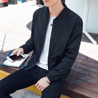 Chống đập quần áo nam Hàn Quốc phiên bản của xu hướng đẹp trai thanh niên junior học sinh trung học áo khoác phần mỏng áo khoác thoáng khí quần áo mùa hè Đồng phục bóng chày