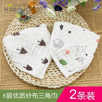 Детский слюнявчик для новорожденных, хлопковый марлевый нагрудник для младенца, зимний весенний шарф для раннего возраста, 1-2 лет