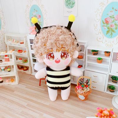 taobao agent Spot -in -stock small bee 20 cm set 20cm baby clothes star cotton doll white wing doll replacement