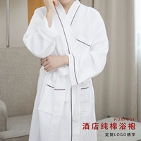 Хлопковый банный халат, летнее хлопковое полотенце подходит для мужчин и женщин для влюбленных