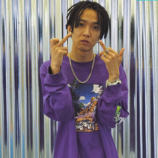 teenager原创潮牌 你的男孩tizzy t紫色龙珠印花卫衣国潮情侣外套