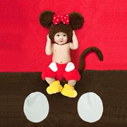 Mickey chủ đề quần áo studio trẻ em mới chụp ảnh quần áo trẻ em trăm ngày ảnh trẻ em phong cách quần áo bộ quần áo - Khác