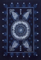 Вышивка духа и краска/кофейный столик ткань/благоприятная рыба А