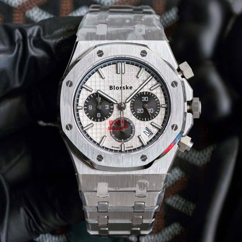 Silver Shell, White Face And Black CircleFM26331AP panda Wrist watch The royal family offshore series  Same Chaopai steel strip wrong whole Mechanics Wristwatch