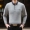 Đàn ông trung niên áo thun dài tay cotton mỏng phần kinh doanh ve áo 40-50 tuổi Quần áo cha tải quần áo trung niên nam