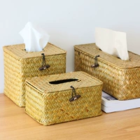Скандинавские японские плетеные бумажные салфетки, полотенце, коробка для хранения, «сделай сам»