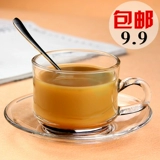 Глянцевая чашка, кофейный маленький ароматизированный чай, комплект, европейский стиль