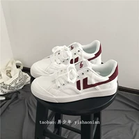 Giày vải hip hop nữ thủy triều sang trọng Harajuku bf gió cổng hoang dã bắn sinh viên ins giày lửa siêu retro giầy converse nữ