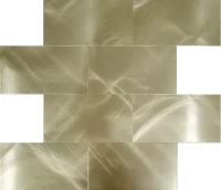 Наклейка с золотой матовой рабочей