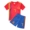 World Cup Children Football Wear Big Children Wear Summer Girls Baby Jersey Boy Quần áo thể thao Tide - Bóng đá