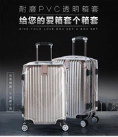 PVC dày vali bìa trường hợp xe đẩy hành lý trường hợp minh bạch mà không có dây kéo có thể tháo rời hộp bìa vali kéo du lịch