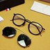 Yu Wenle với cùng một khung kính nam giới và phụ nữ cận thị kính mát tb kính hội trường dual-sử dụng kính 710 treo gương kính râm Kính