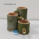 Три бамбуковая трубка протекающая вода 9 см-11 см. Внешний диаметр
