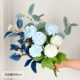 2021 mới hoa giả mô phỏng bó hoa trang trí phòng khách cao cấp trong nhà bàn cà phê bàn ​​ăn lụa hoa chậu trang trí trang trí