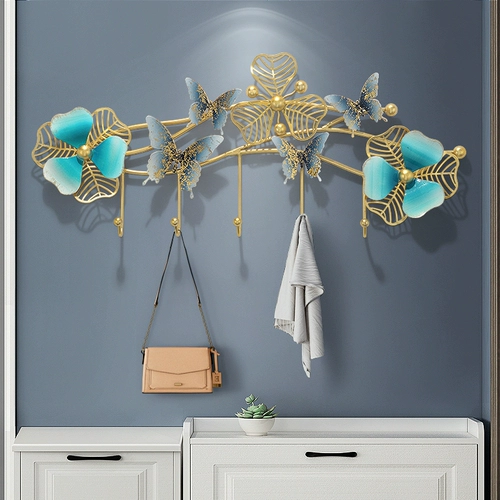 Модная стойка декоративная дверная крючка стена крюк Light Luxury Creative Butterfly Metal Iron Wall Look крюк