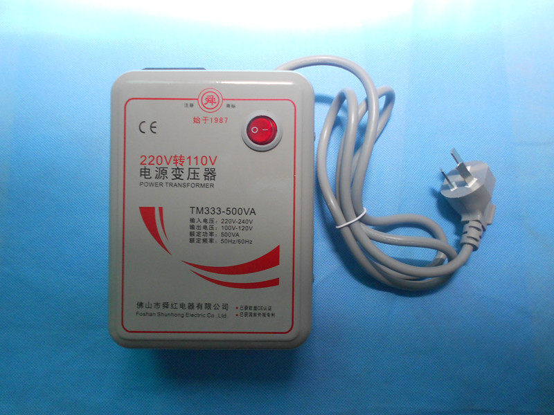16 43 Shunhong 2v To 110v 100v Transformer Voltage Converter Tm333 500va For Imported Electrical Appliances From Best Taobao Agent Taobao International International Ecommerce Newbecca Com