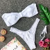 3 màu Amazon Ebay AliExpress mô hình vụ nổ rắn màu bikini rỗng bikini bikini nhảy áo tắm 2019 - Bikinis váy tắm biển Bikinis