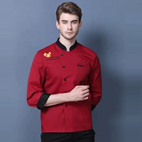 [Красный топ] с длинными рукавами